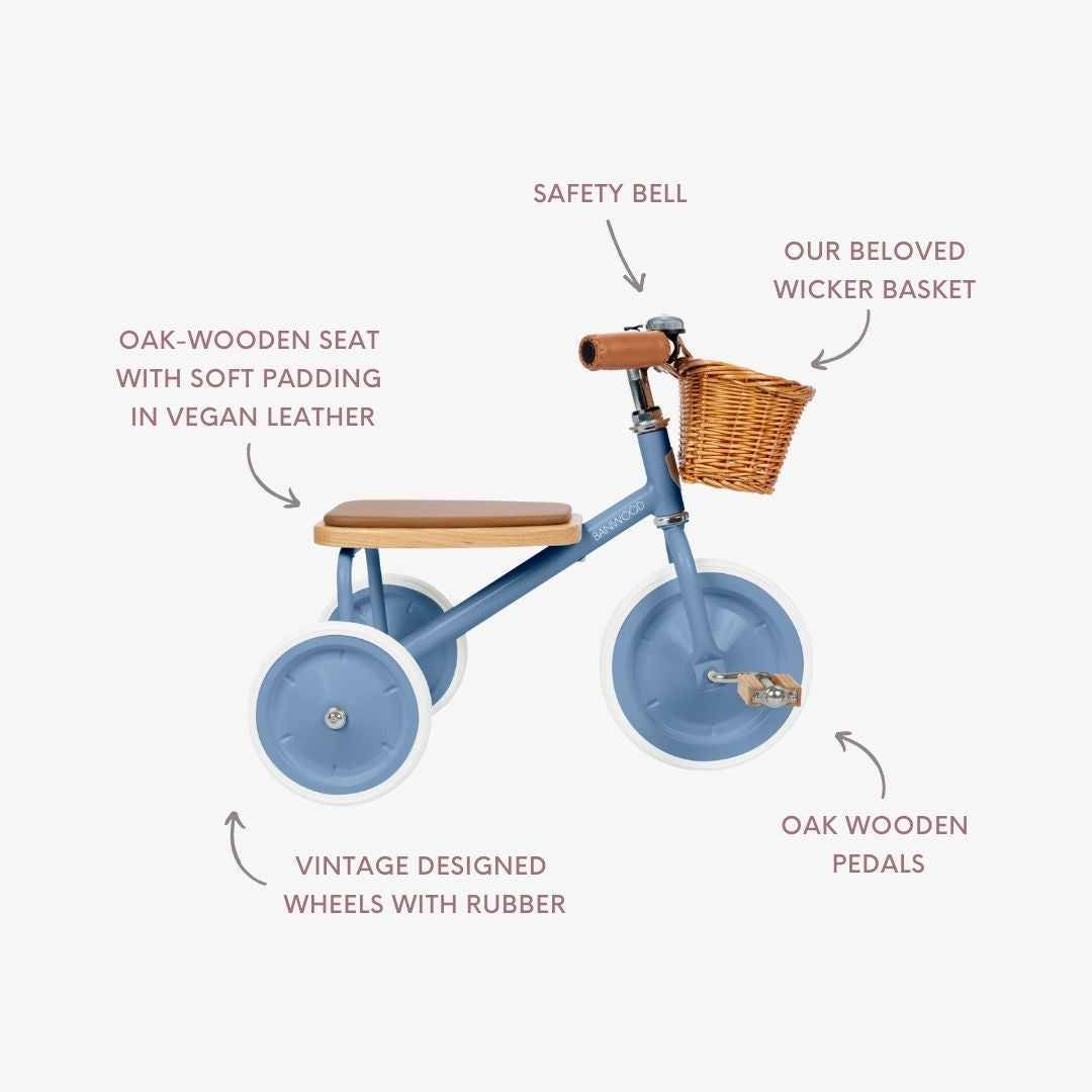 Trike vintage Banwood - Blue