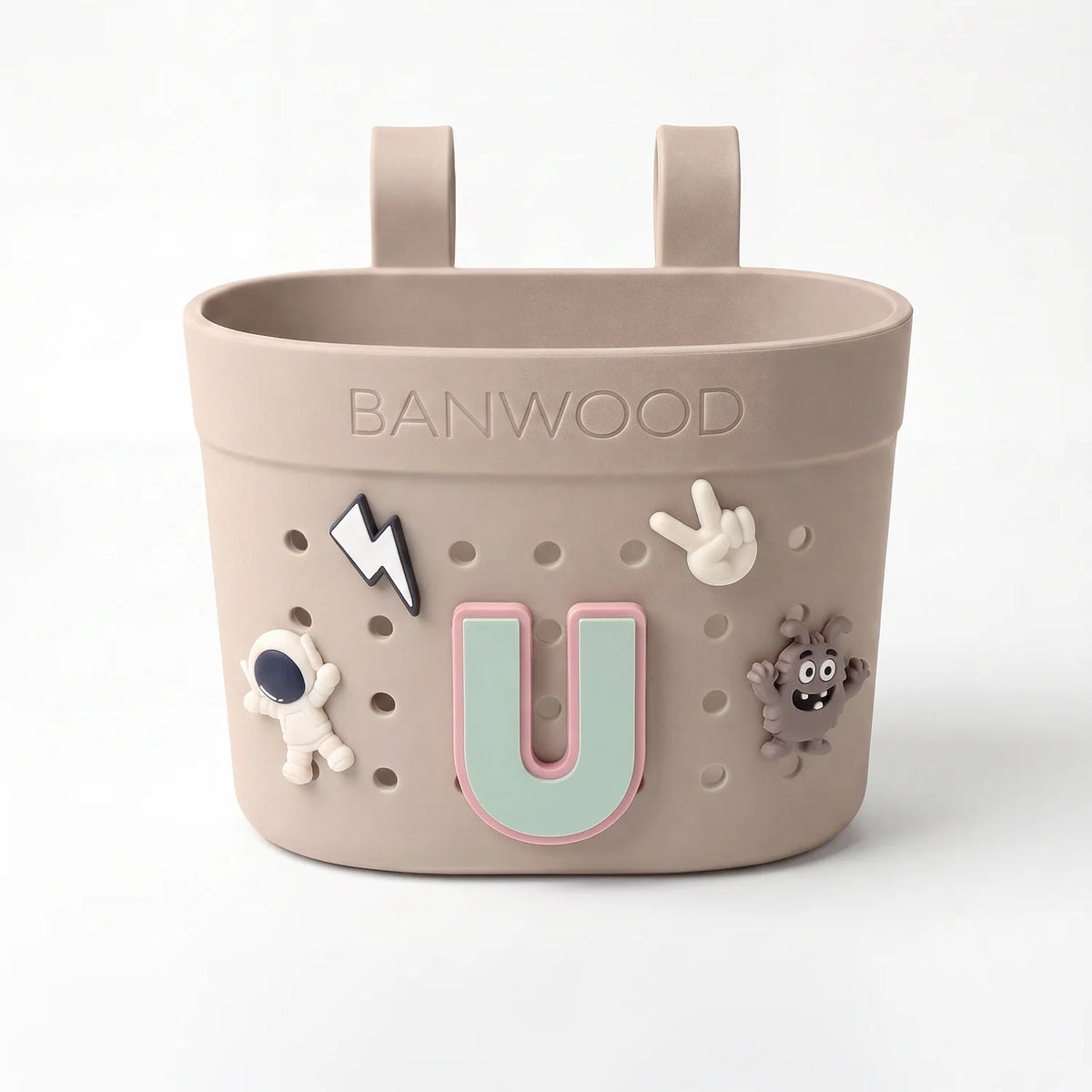 Banwood Basket Pins - U on basket #Letter_U