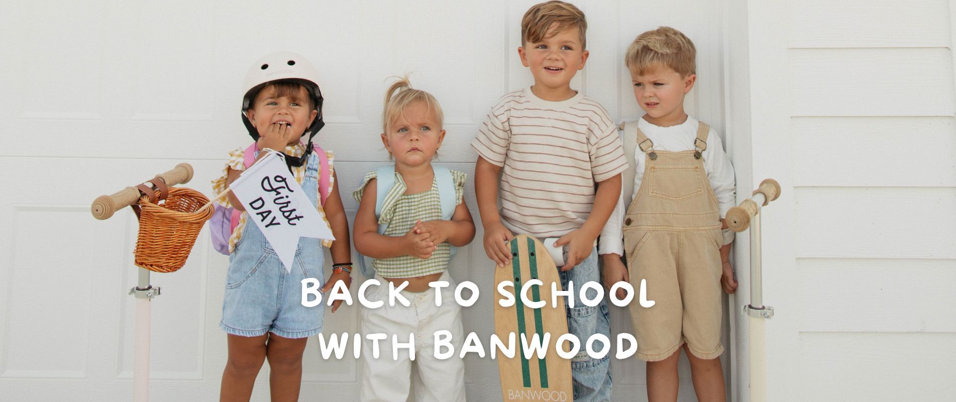 Kids Balance Bikes & Bicycles with Wicker Basket | Banwood
