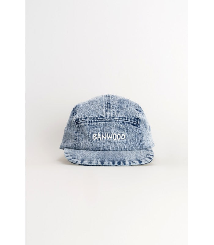 Gorra Banwood Washed 5 Panel - Denim