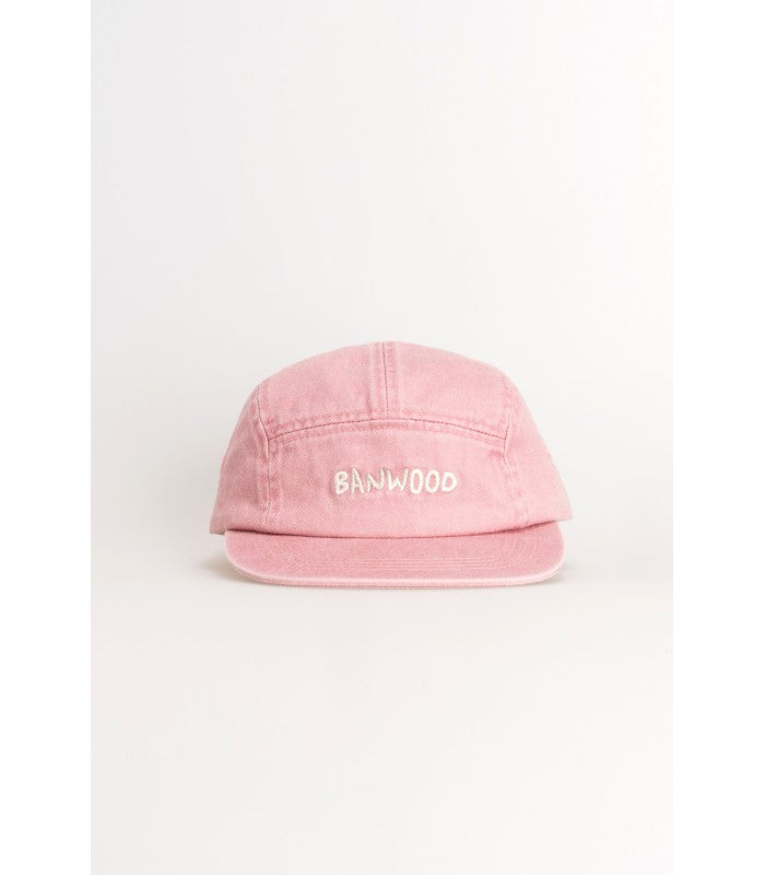 Gorra Banwood Washed 5 Panel - Rosa