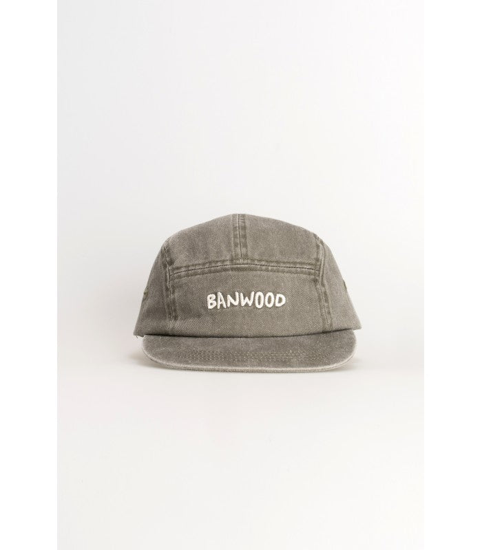 Banwood Washed 5 Panel Cap - Sage