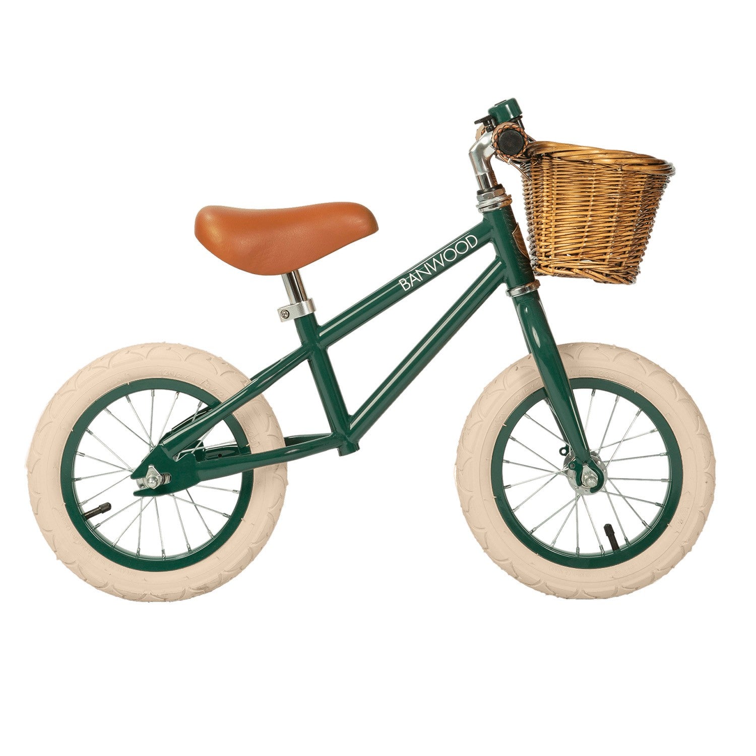 Green Balance Bike | Retro Kids Bike